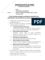 Informe Expedientes Proceso Abreviado