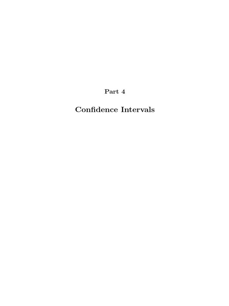 Understanding Confidence Intervals in Sampling | PDF | Mean | Sampling ...