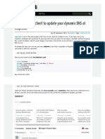 Configuring Ddclient To Update Your Dynamic DNS at