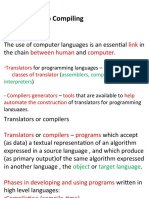 Chapter One Introduction To Compiling: Link Between Human Computer