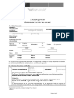 Modelo de Acta de Supervisión Ambiental