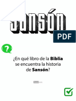 Sanson Juego Biblico