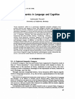 Cognitive Science - January 1988 - Talmy - Force Dynamics in Language and Cognition