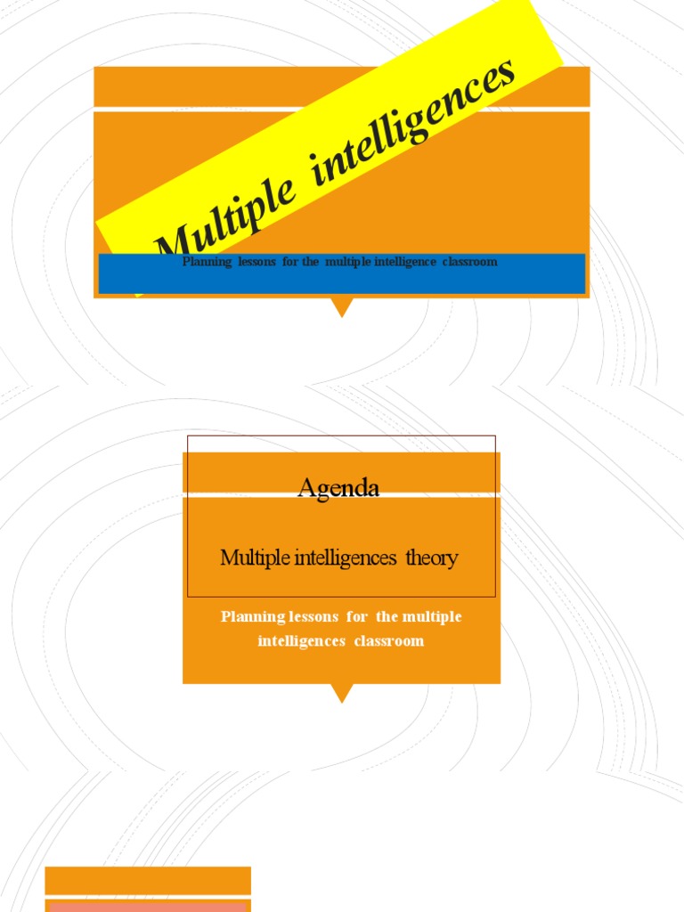 Multiple Intelligences Sept. 2 | PDF