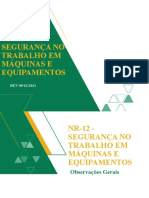 Treinamento NR12 Máquinas e Equipamentos