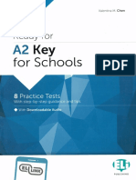 Ready For A2 Key For Schools 8 Practice Tests