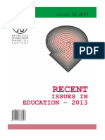 Problems of Education in The 21st Century, Vol. 52, 2013