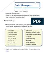 8 Types of Toxic Managers