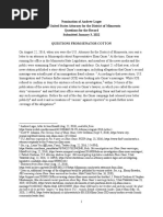 COTTON QFRs For Andrew Luger (Response)