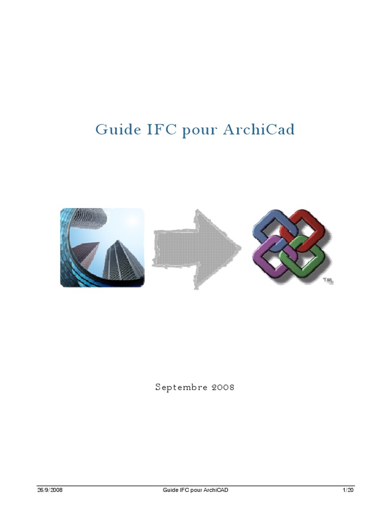 Guide IFC pour ArchiCAD 2008 | PDF | Gestion des données | Design de ...