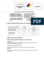 MSDS - Cola Sintetica Martell