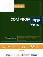 Compromisso PMC MANUAL DO GESTOR Prevenir A Transmissao Covid 19 Nos Servicos Da PMC Edicao 4 Set 2021