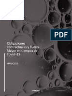 Covid 19 Obligaciones Contractuales en Tiempos de Pandemia