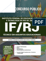 Apostila IFRJ Em PDF - Técnico Em Assuntos Educacionais 2021