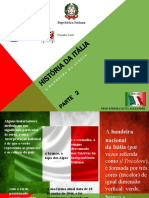 História Da Itália II A Bandeira Nacional