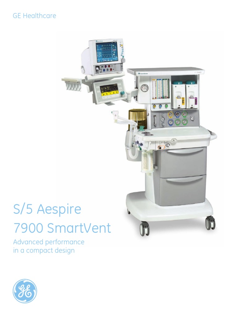S/5 Aespire 7900 Smartvent Ge Healthcare PDF Health Care General