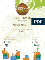 Certificate - Adrian Pavel - 3484