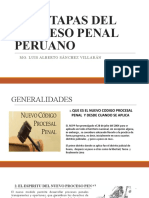 Las Etapas Del Proceso Penal Peruano: Mg. Luis Alberto Sánchez Villarán