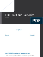 TD1 Tout Sur L'autorité