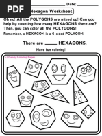 Download Polygons Hexagons Math Worksheets by Penny Candy SN55122563 doc pdf