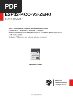 Esp32 Pico v3 Zero - Datasheet - en