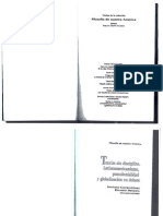 CASTRO-GOMEZ Santiago. Teorías sin disciplina. Latinoamericanismo, poscolonialidad y globalización en debate