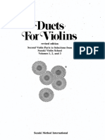 ESTUDOS de Violino - Suzuki - Duetos Para Violinos