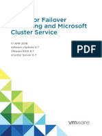 Setup For Failover Clustering and Microsoft Cluster Service