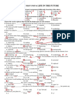 Practice Test Unit 8: Life in the Future