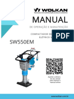 Manual Proprietário Compactador Percussao SW 550 - Eletrico