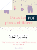 Dua For Pious Children