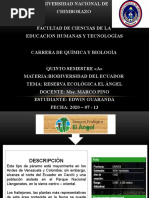 Exposicion Reserva Ecológica El Angel