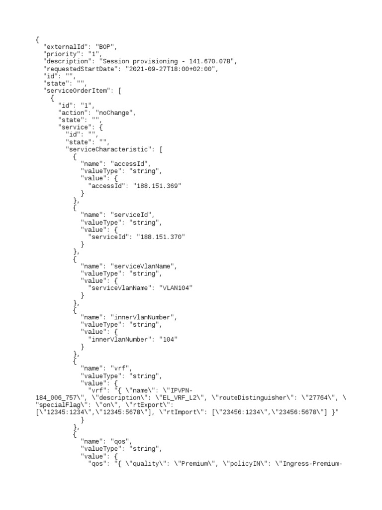 Payload pdf computing networking standards