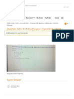 Solve The Following Goal Programming Model Graphic...