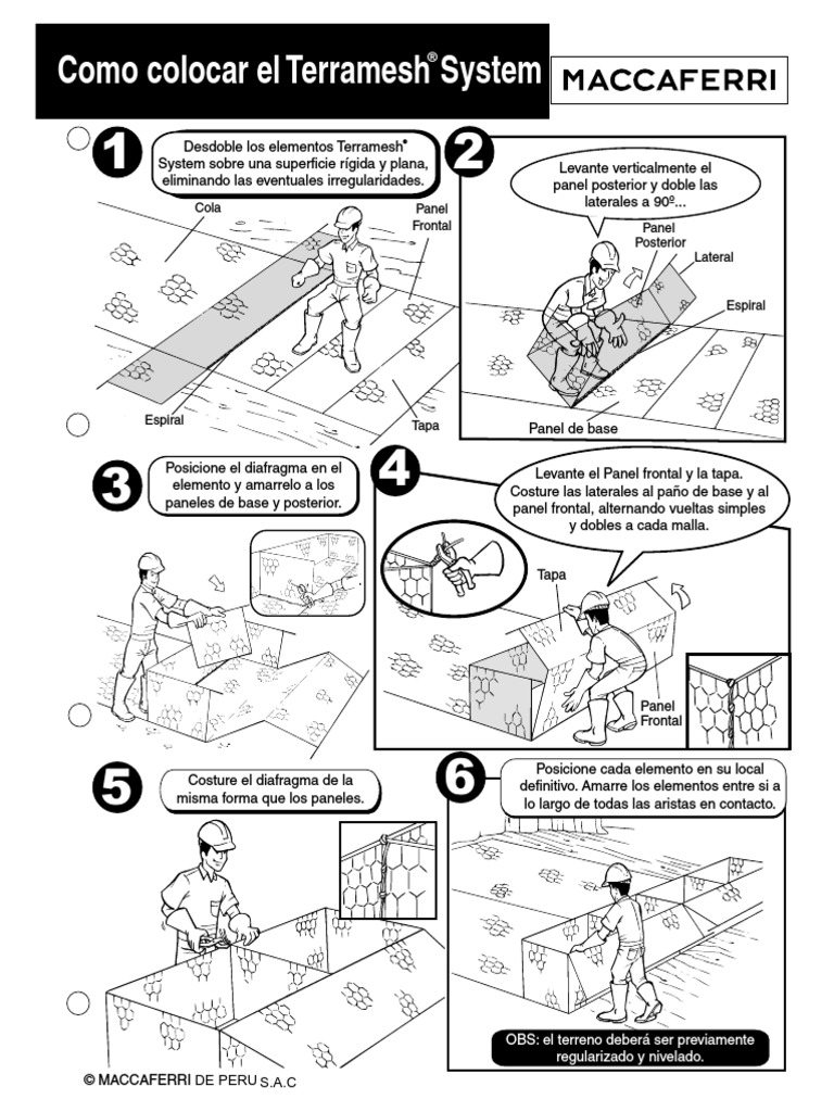 Armado Del Terramesh System | PDF