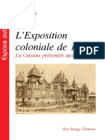 LExposition Coloniale de 1889 La Guyane Présentée Aux Français by Abbal Odon