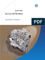 Volkswagen Ssp 305 - 2.5 Tdi r5 Motor Konstruktion Und Funktion 2003 - De