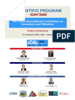 ICAV'2020 Online Conference Program