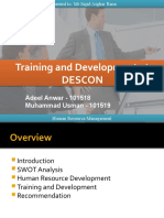 Training and Development at DESCON