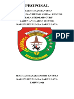 PROPOSAL PEMBANGUNAN RUANG UNIT KESEHATAN SISWA (UKS), Dan RUANG SANITASI