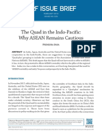 The Quad in The Indo-Pacific - Why ASEAN Remains Cautious