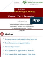 Applied Solar Energy Buildings Chapter 1 Introduction