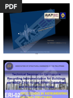 ERI-02 Procedures in Instrumenting A Building Structures Reynaldo Floredeliza 2016.02.18