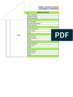 JADWAL KEGIATAN UKM TANGGAL5 JANUARI 2022