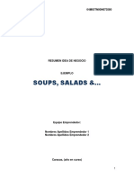 Ejemplo Resumen Ejecutivo de Negocio Soups Salads