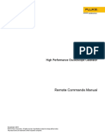 Remote Commands Manual: High Performance Oscilloscope Calibrator