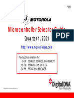 Microcontroller Selector Guide: Quarter 1, 2001