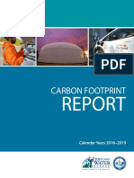 Carbon Footprint: Calendar Years 2016-2019