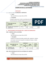 5.0. Descripción de La Actividad-Cruz Calvario