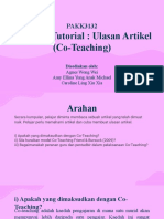 PAKK3132 - Tugasan - Tutorial - Ulasan Artikel (Co-Teaching)